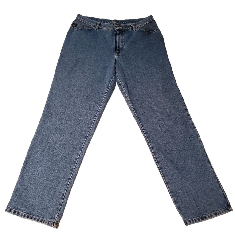 Lauren Jeans Co. Ralph Lauren High Rise Medium Wash Blue Jeans Women's 14